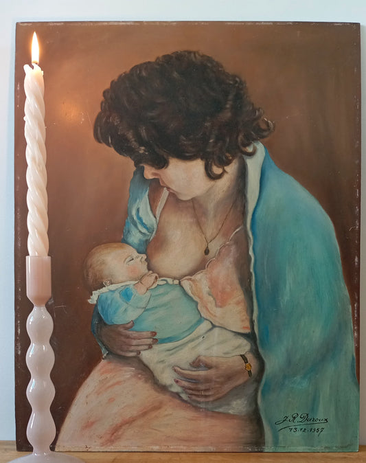 Portrait d'une mère avec son enfant