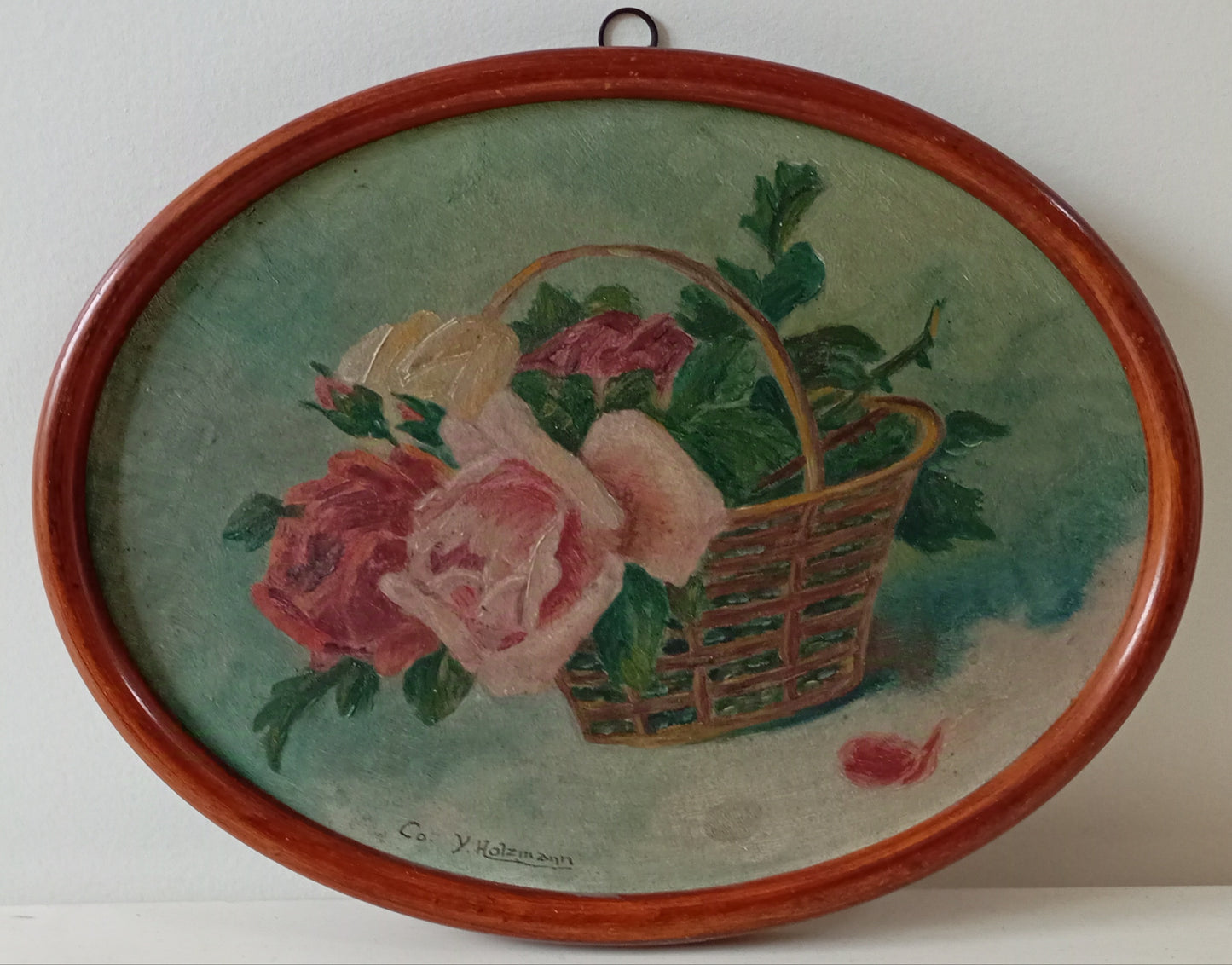 Three small still lifes. Flowers and fruits