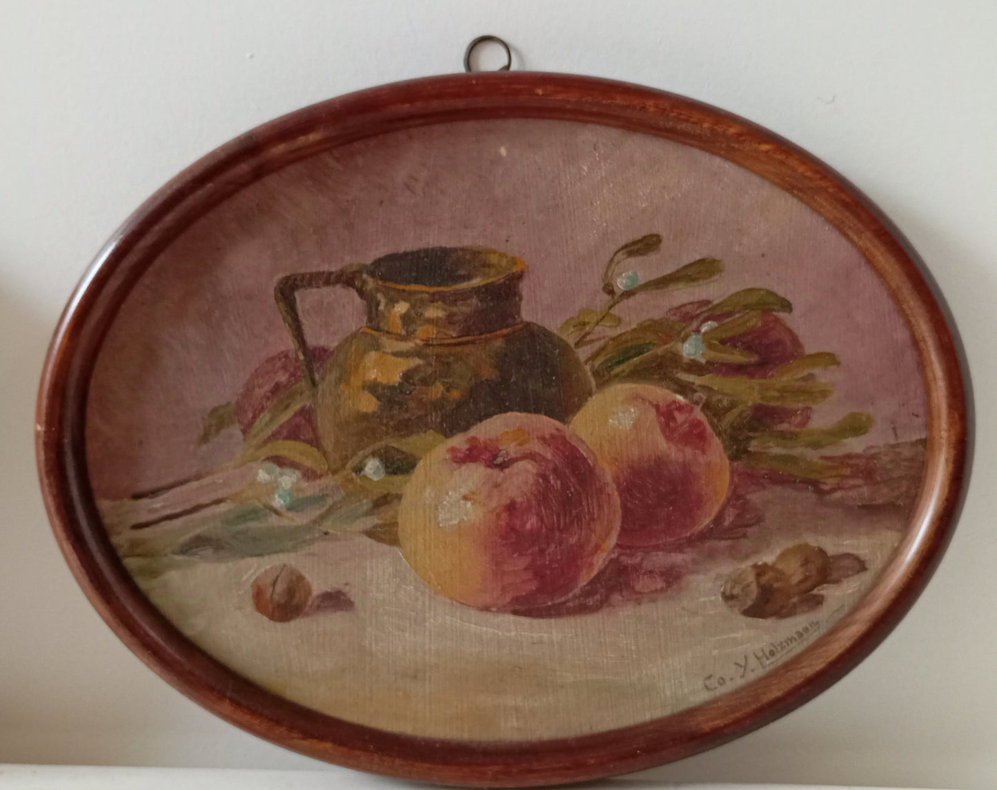 Three small still lifes. Flowers and fruits