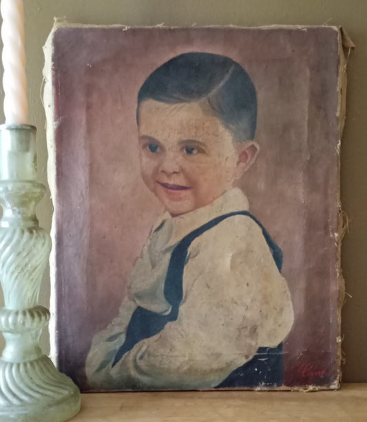 Portrait ancien d'un petit garçon