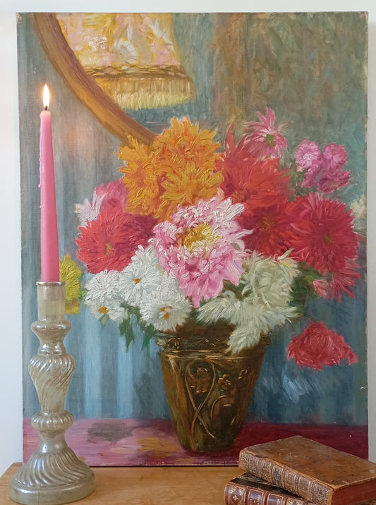 Nature morte aux dahlias