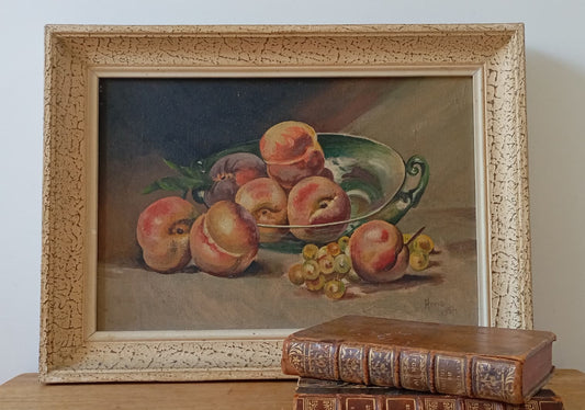 Nature morte aux pêches