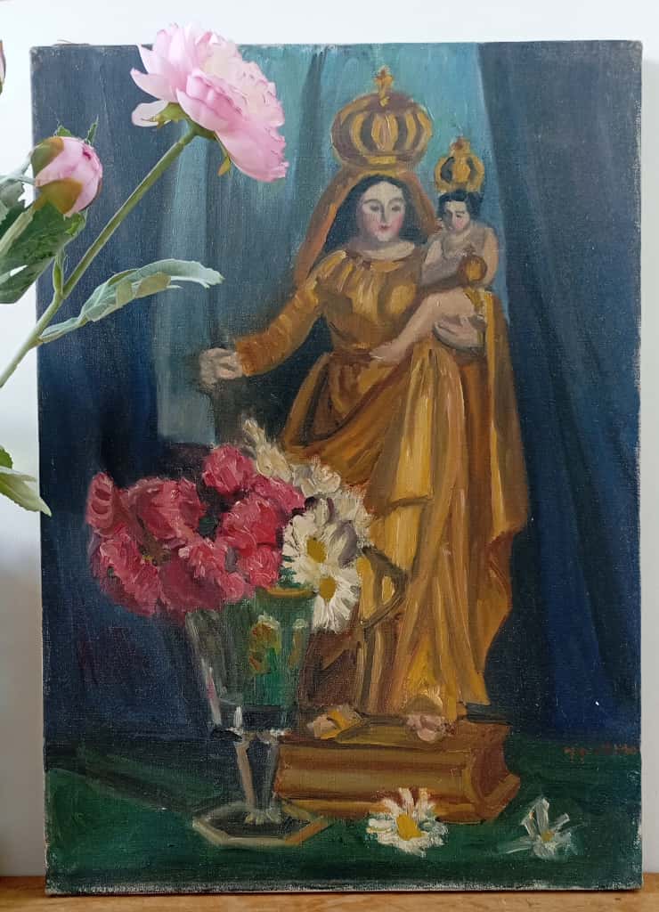 Tableau vierge du rosaire