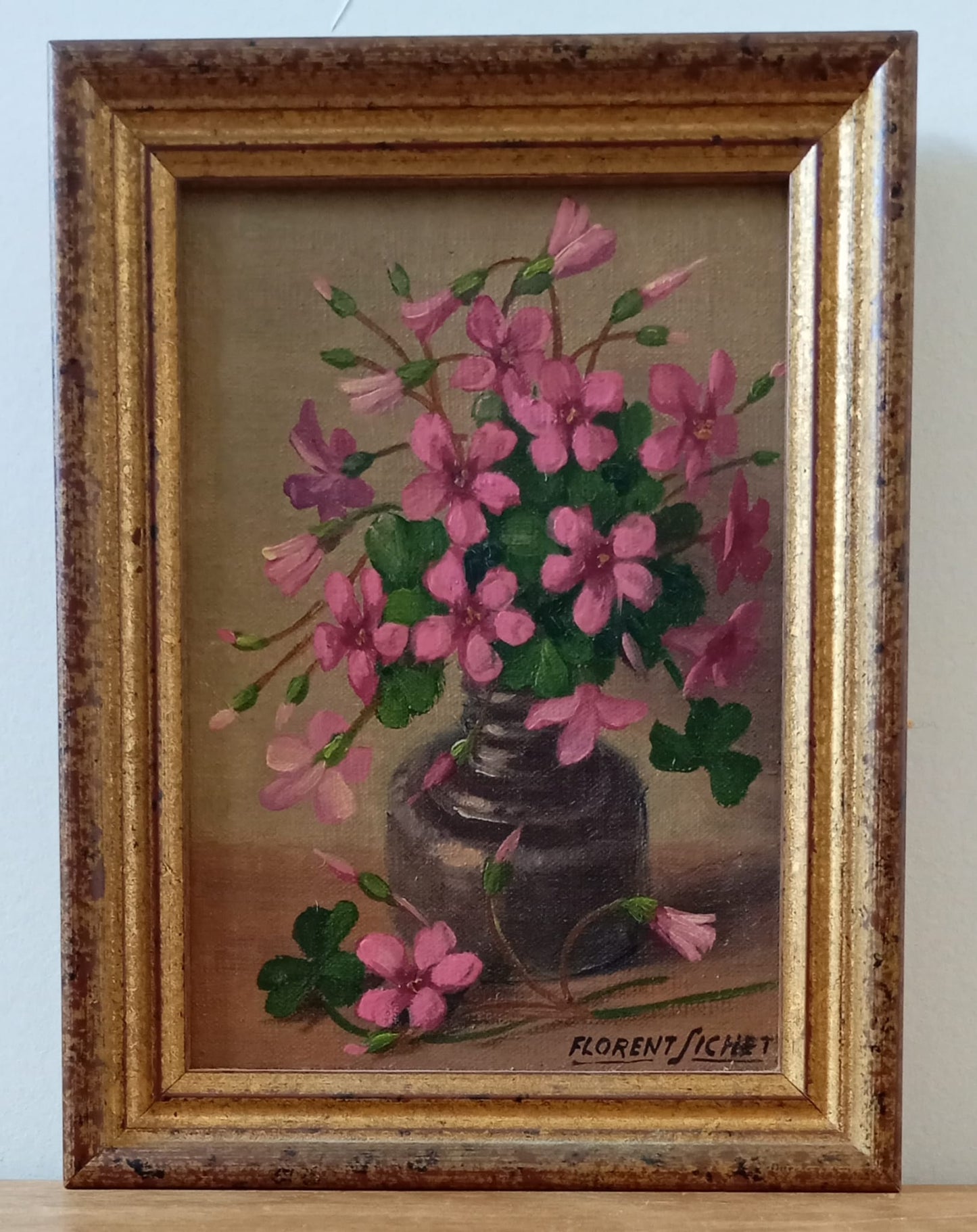 Paire de natures mortes miniatures