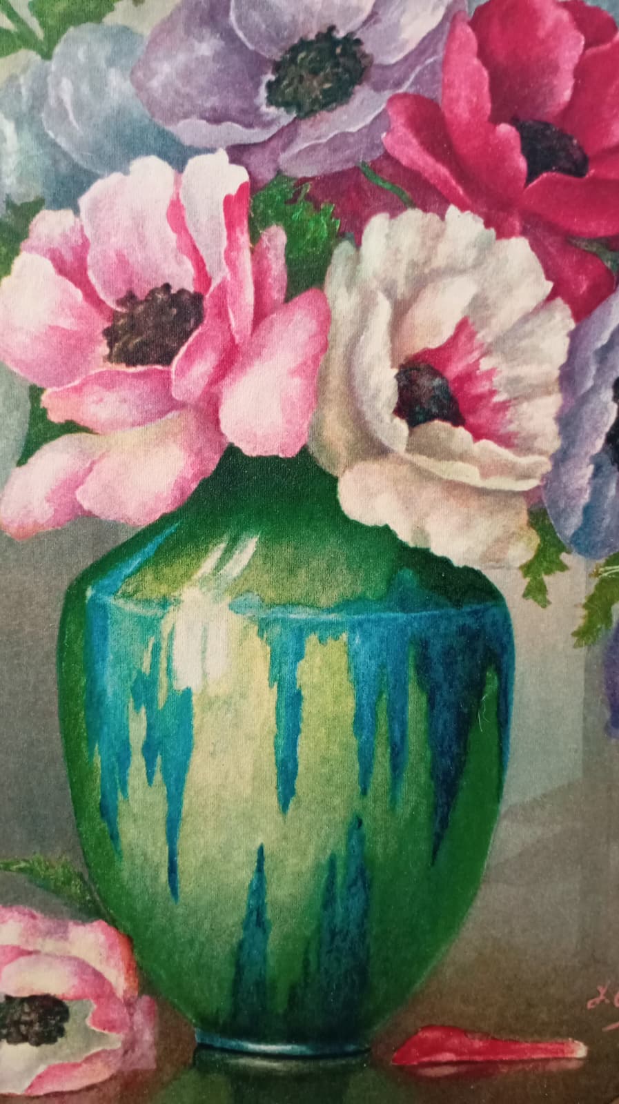 Nature morte aux anémones