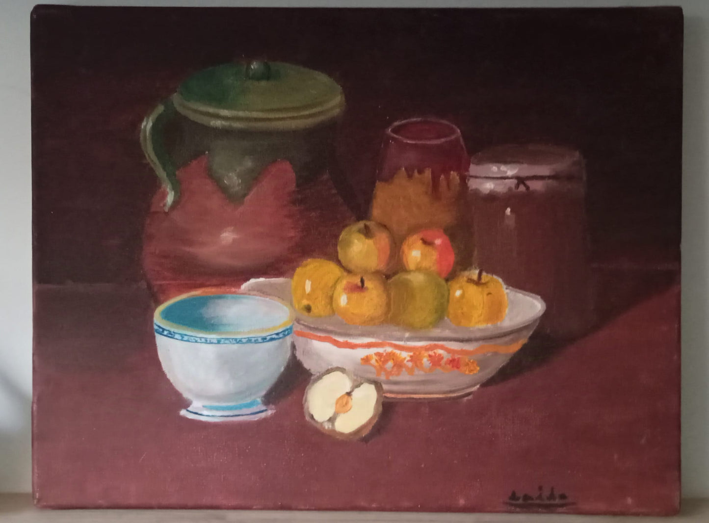 Nature morte. Prunes et confiture