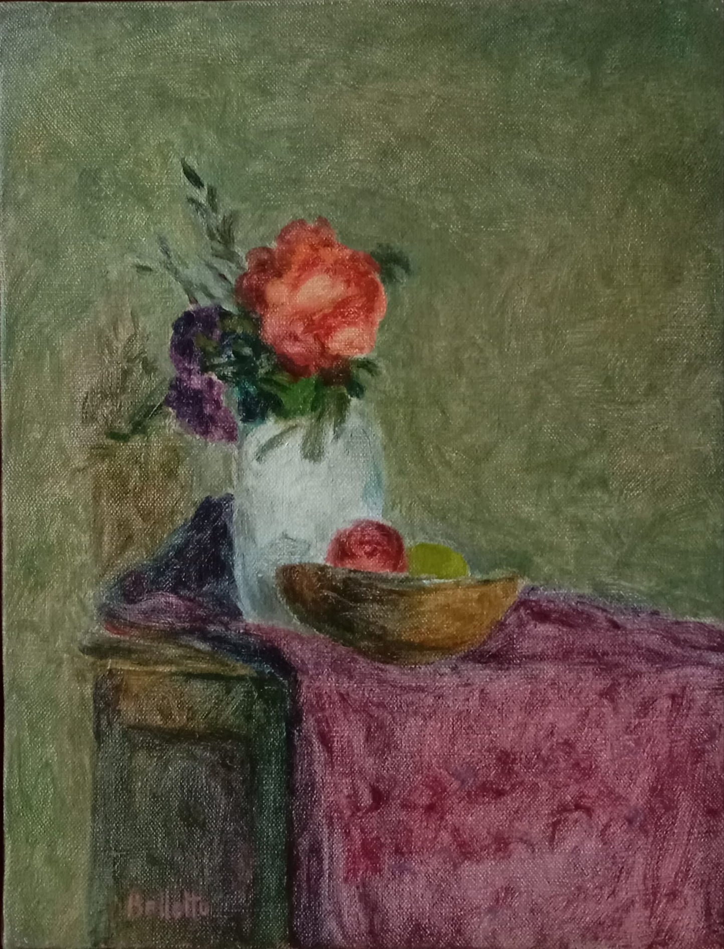 Nature morte. Fleurs et fruits