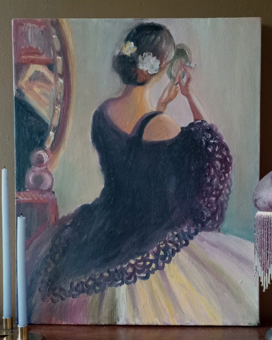 Portrait femme de dos