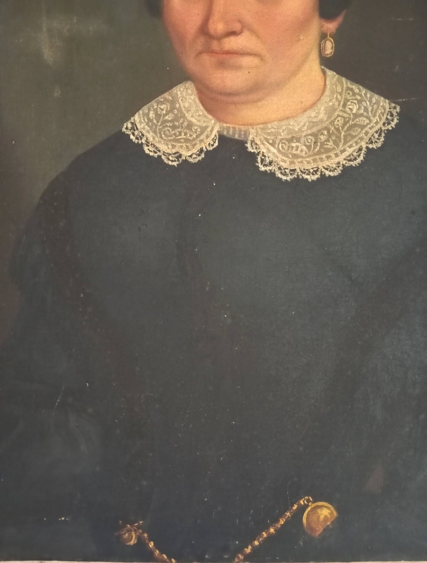 Old portrait of a bourgeois woman