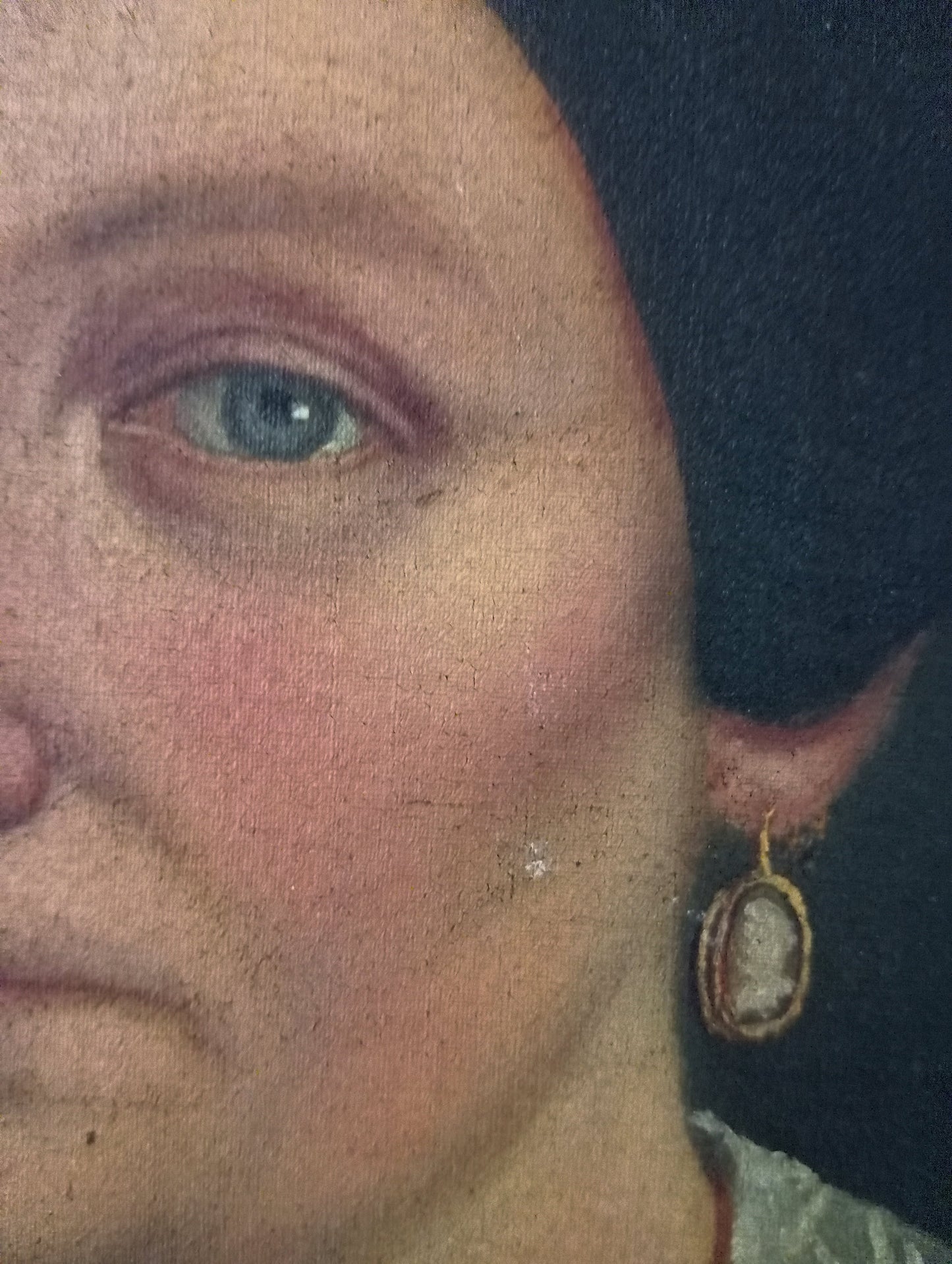 Old portrait of a bourgeois woman