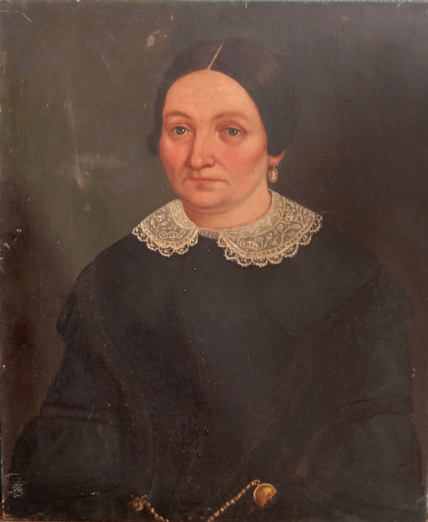 Old portrait of a bourgeois woman