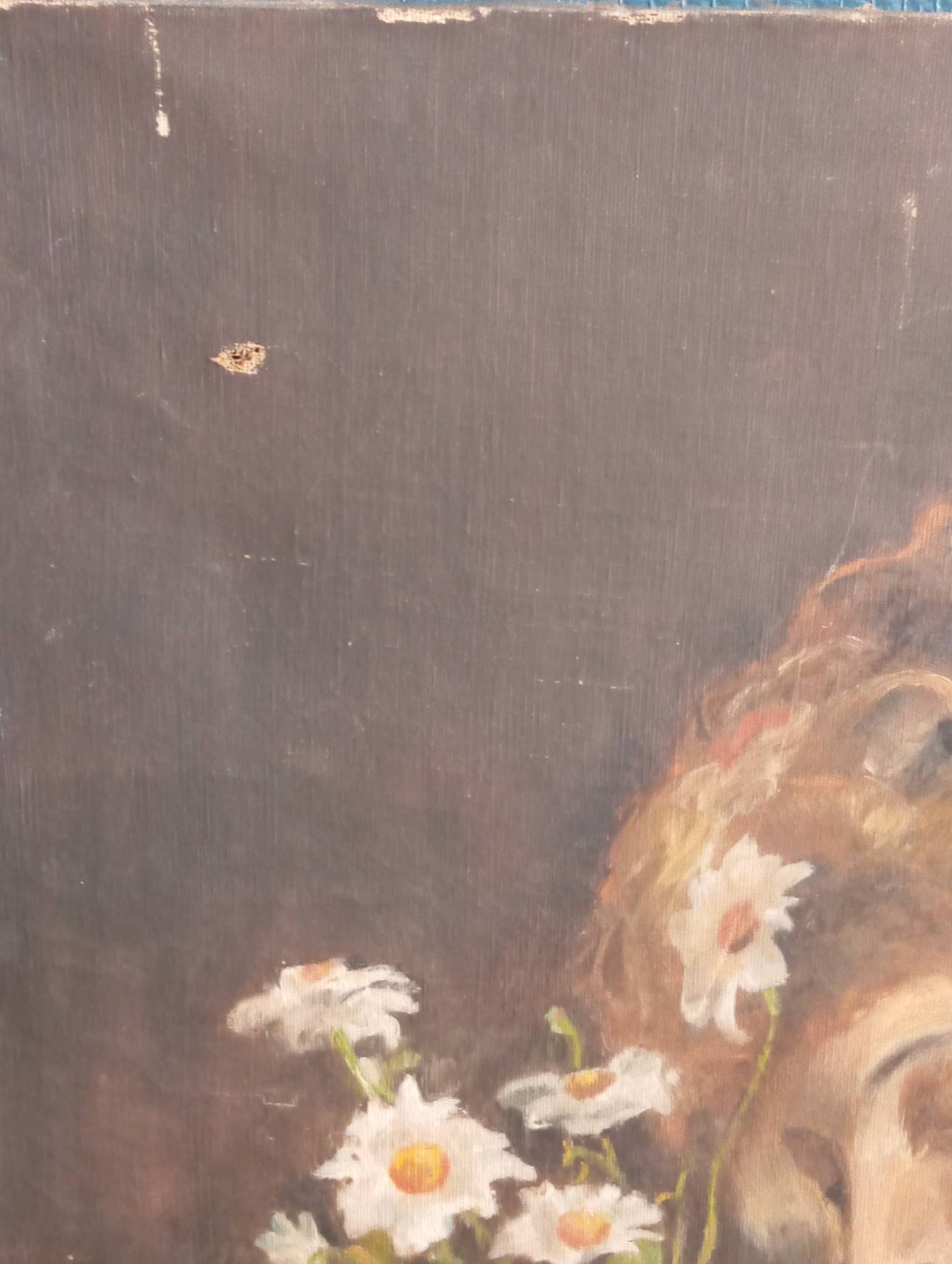 Portrait of a young woman making a bouquet