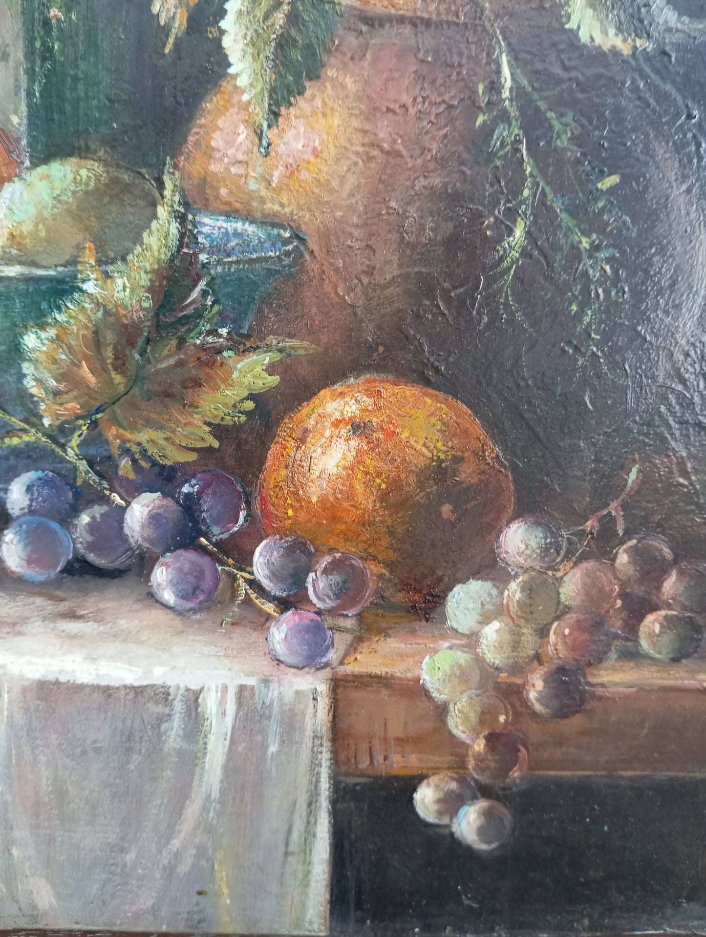 Still life. Flowers and fruits
