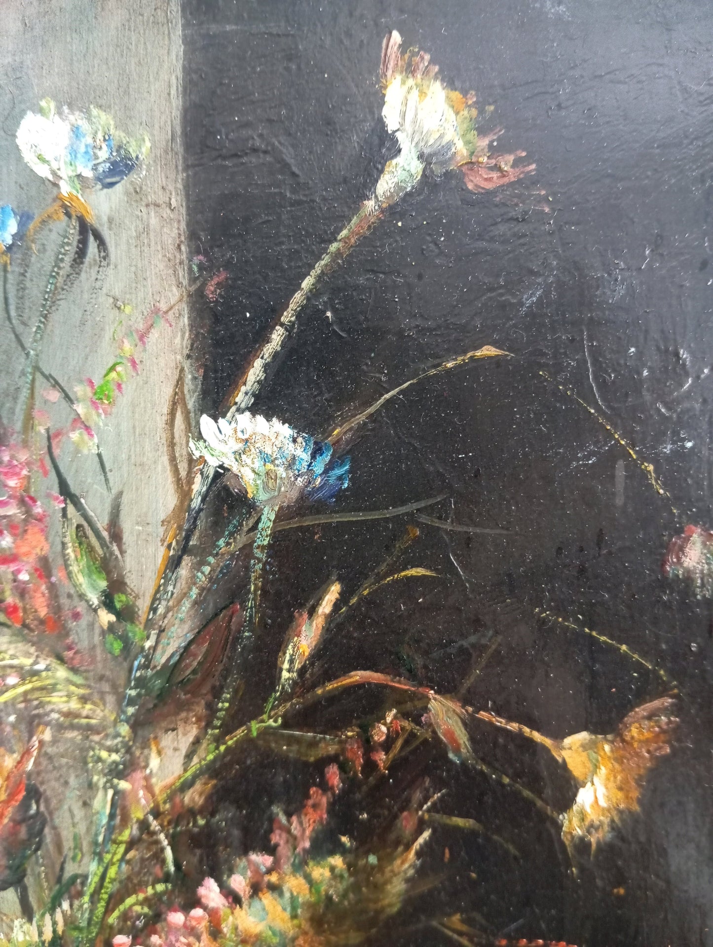 Still life. Flowers and fruits