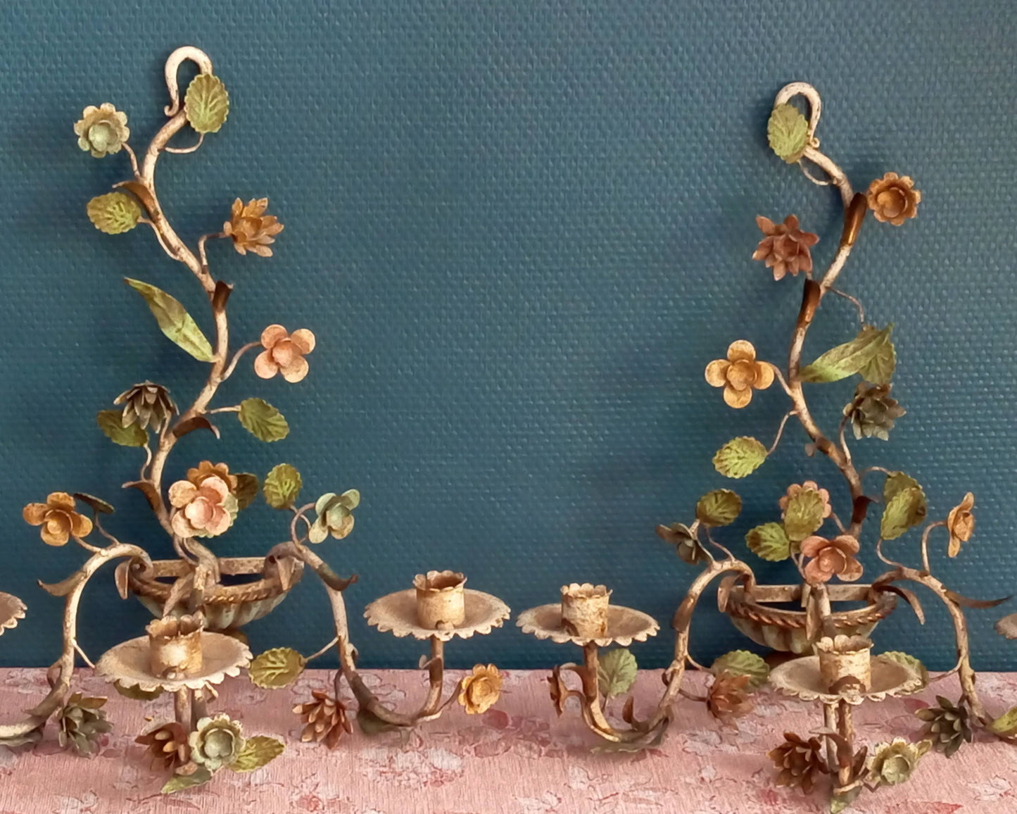 Two wall chandeliers