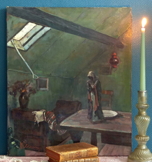 20th century interior scene