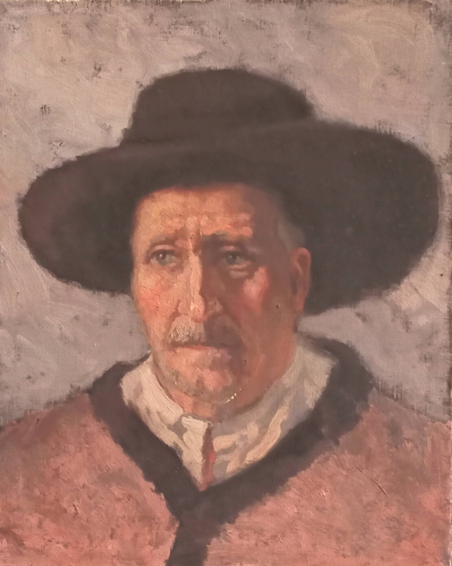 Portrait d'un vieil homme au chapeau