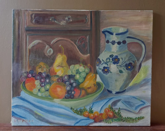 Nature morte dans une scène d'intérieur