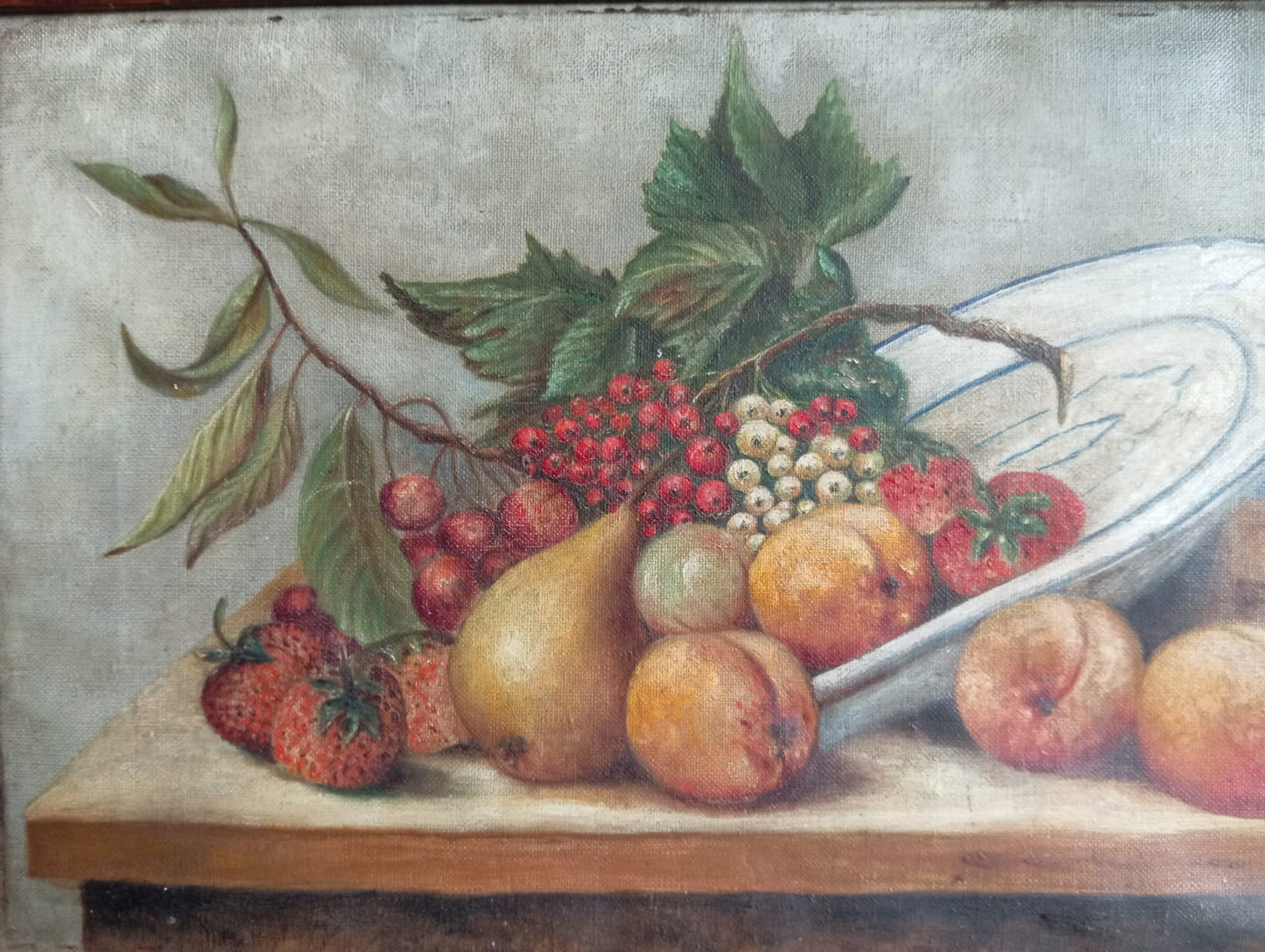 Paire de natures mortes aux fruits