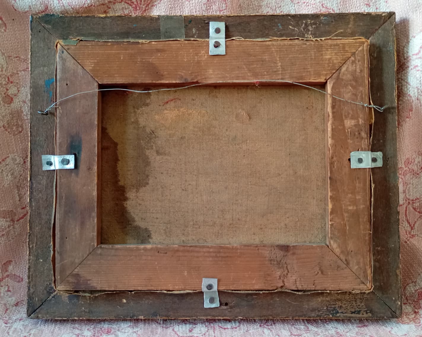 Nature morte ancienne, vase et boite à bijoux