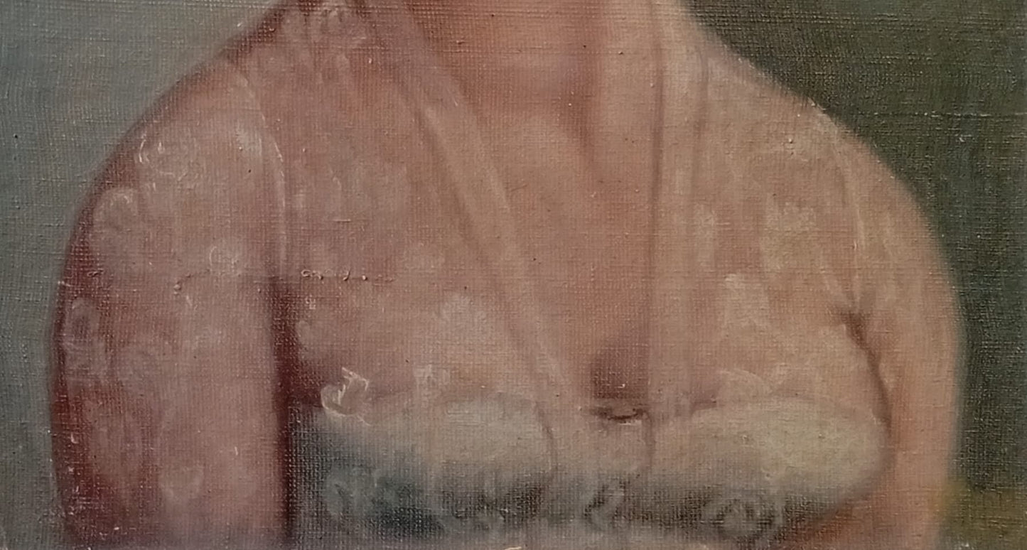 Portait ancien d'une femme du Pacifique