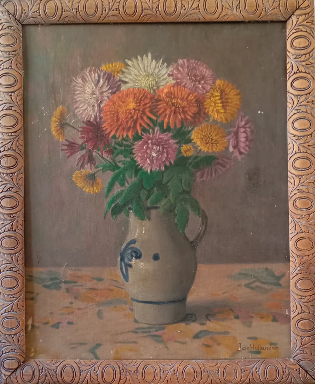 Nature morte - Bouquet de fleurs dans un  vase