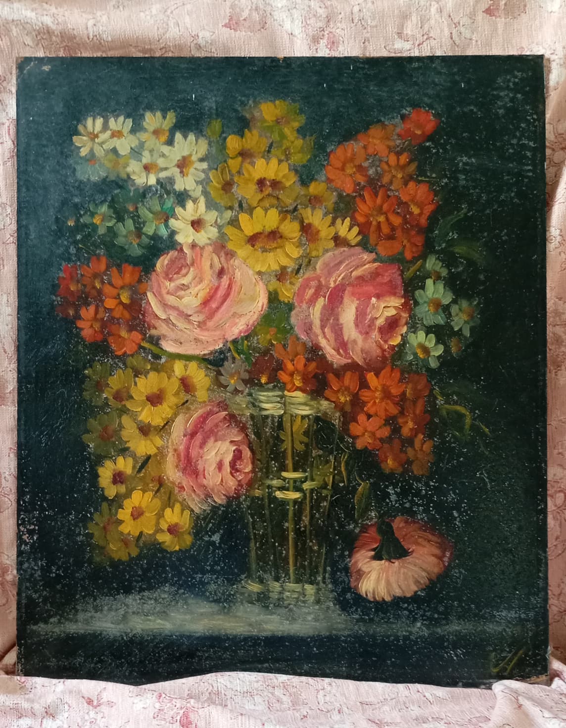 Nature morte - Bouquet de fleurs dans un  vase