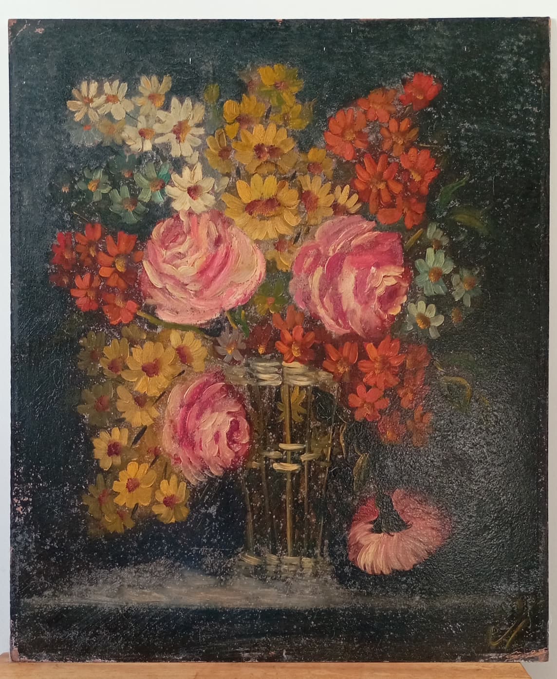 Nature morte - Bouquet de fleurs dans un  vase