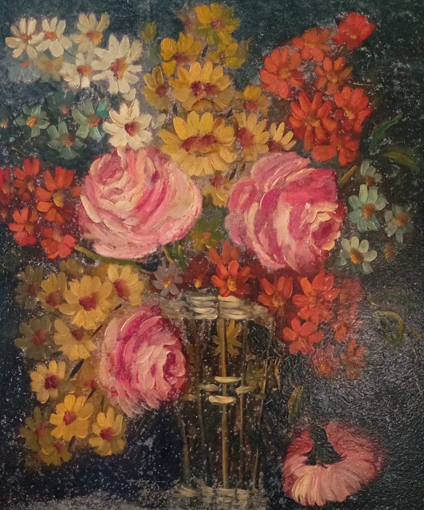 Nature morte - Bouquet de fleurs dans un  vase