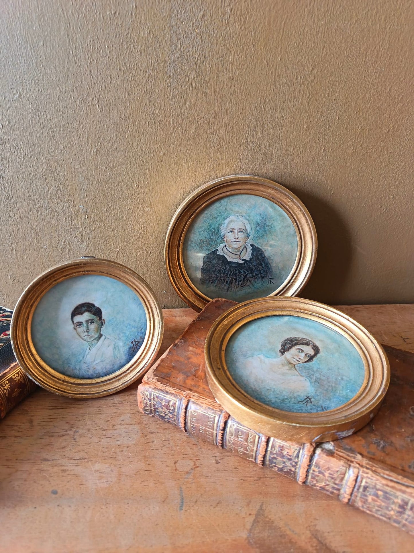 Trois petits portraits - Aquarelle