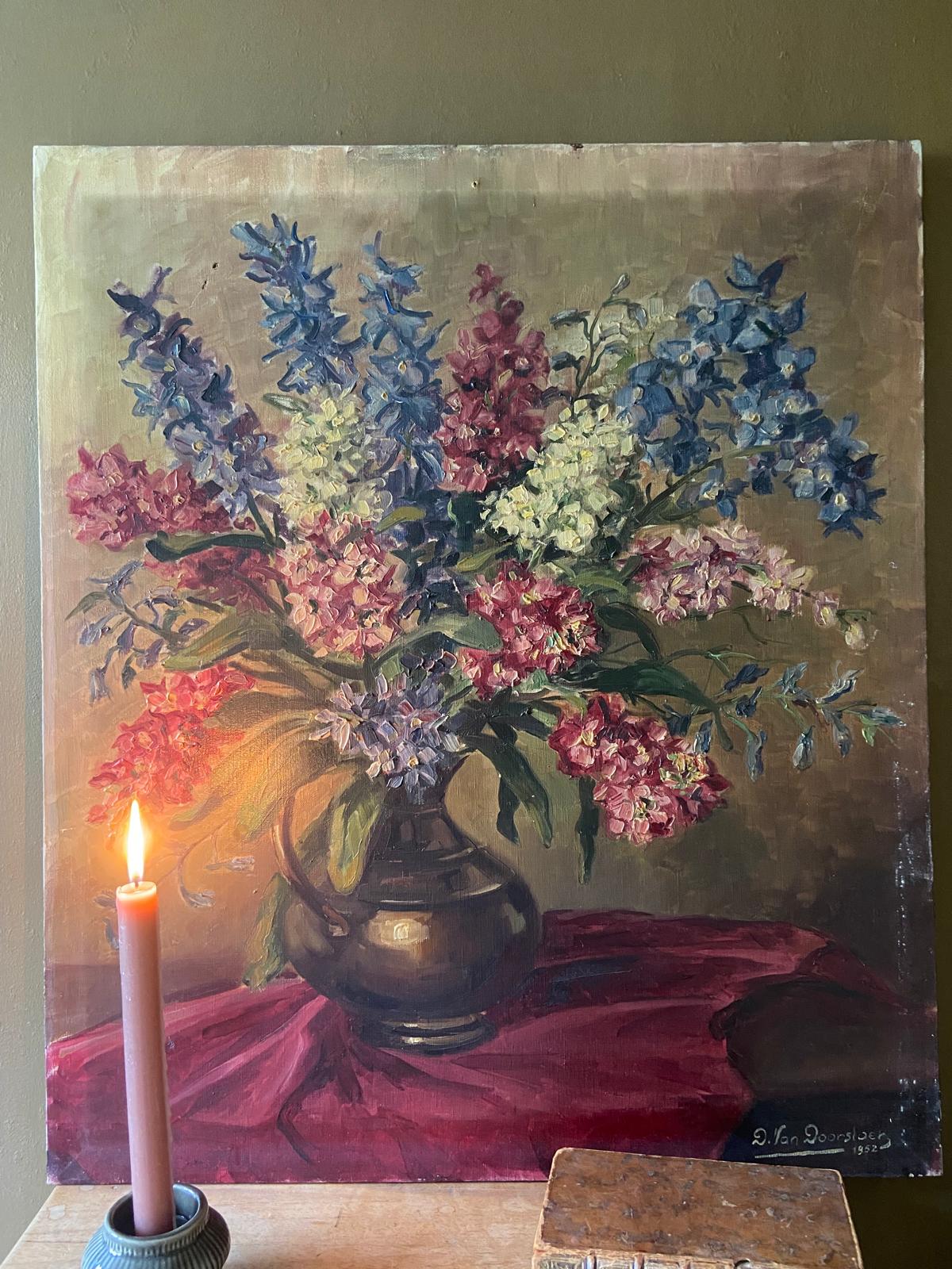 Ancienne nature morte aux fleurs