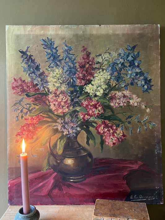 Ancienne nature morte aux fleurs