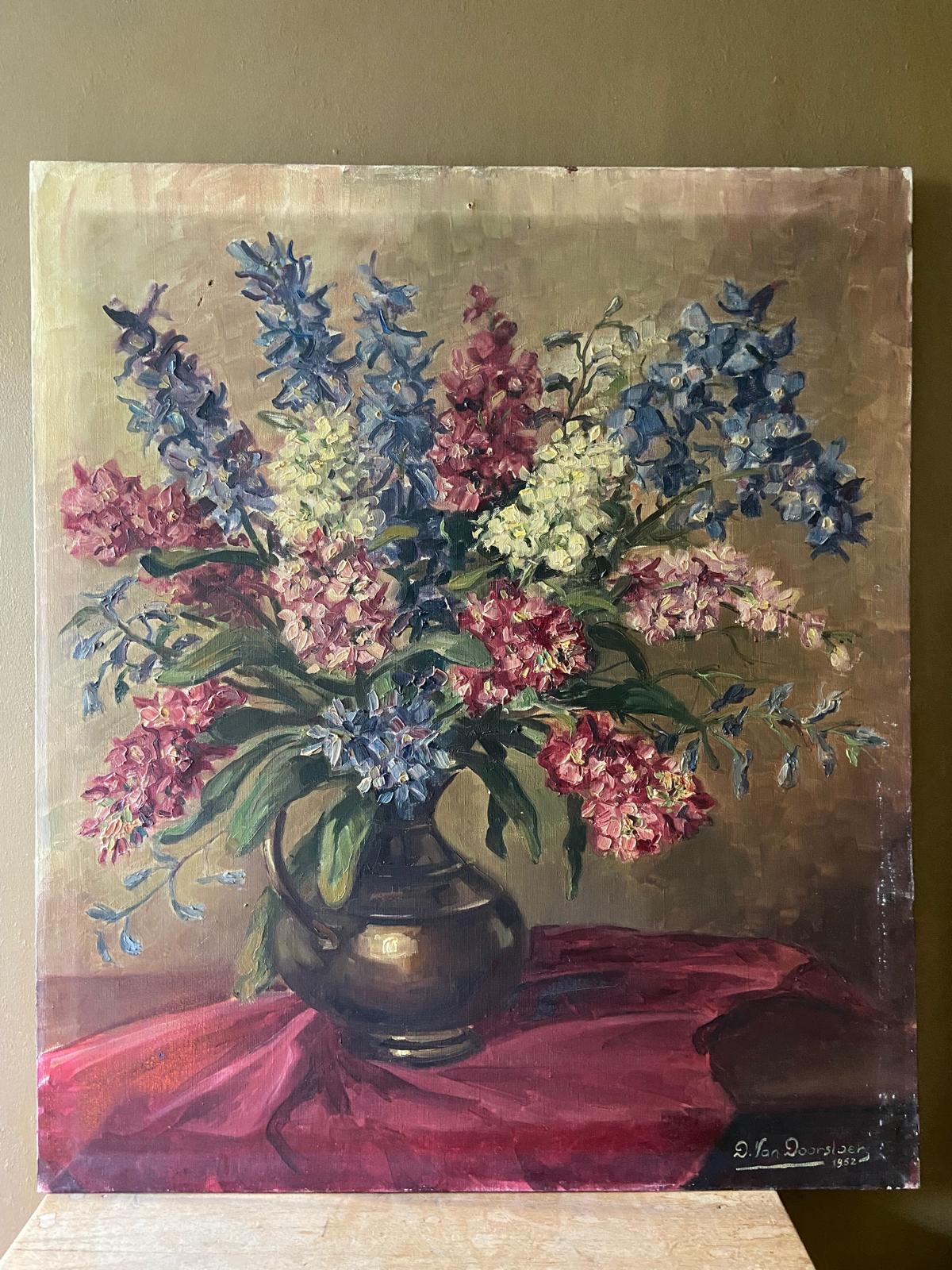 Ancienne nature morte aux fleurs