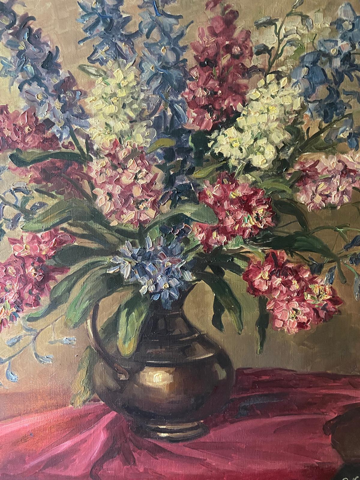Ancienne nature morte aux fleurs