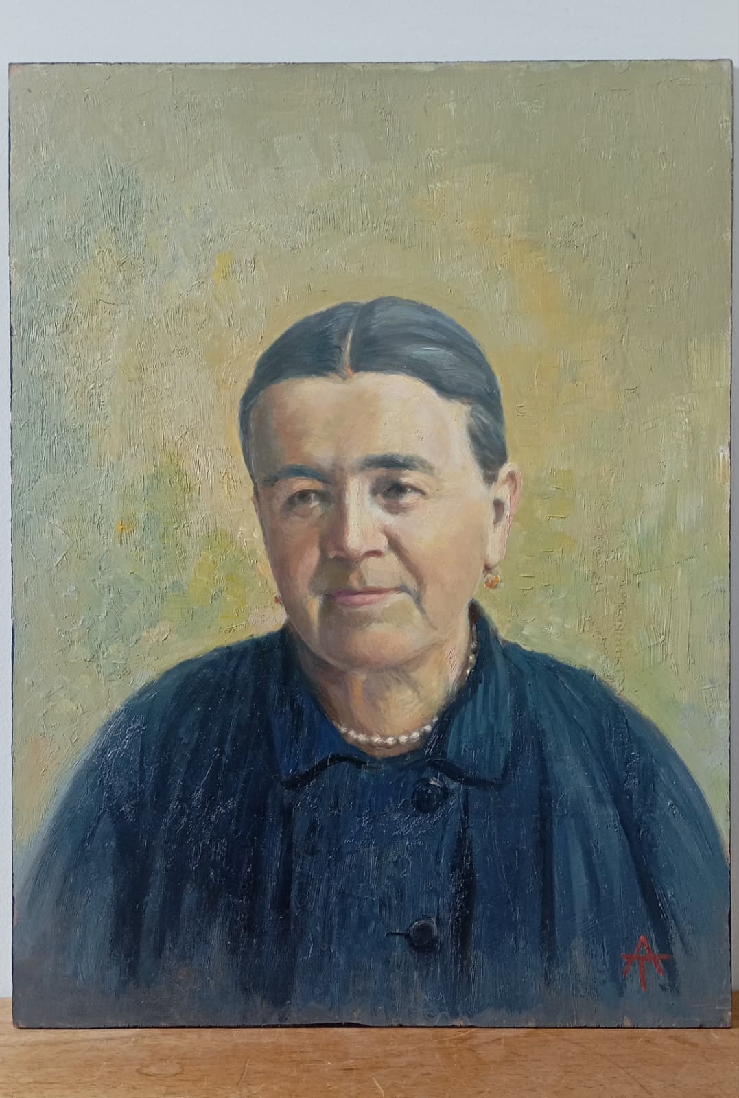 Paire de portraits anciens