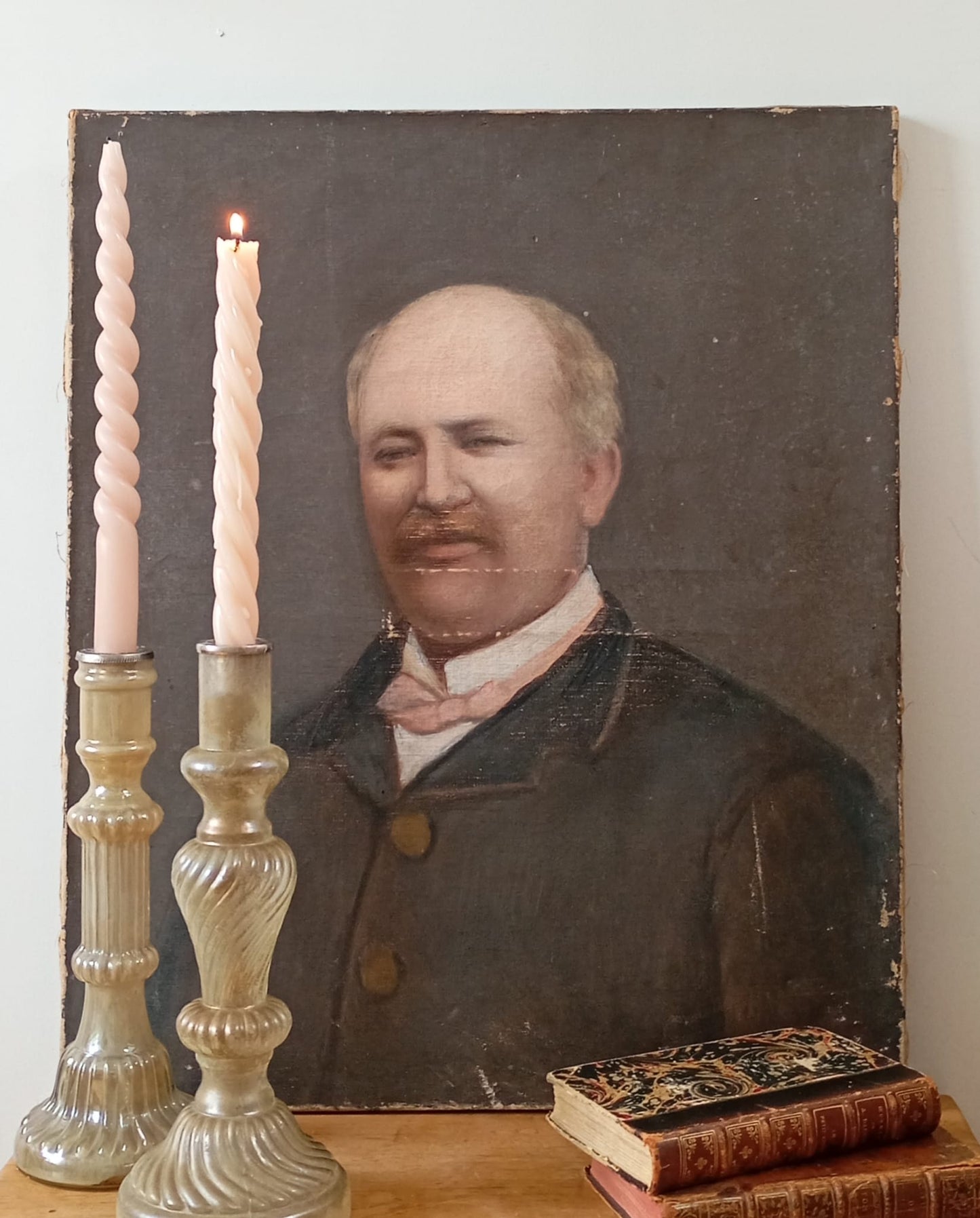 Portrait ancien d'un homme bourgeois