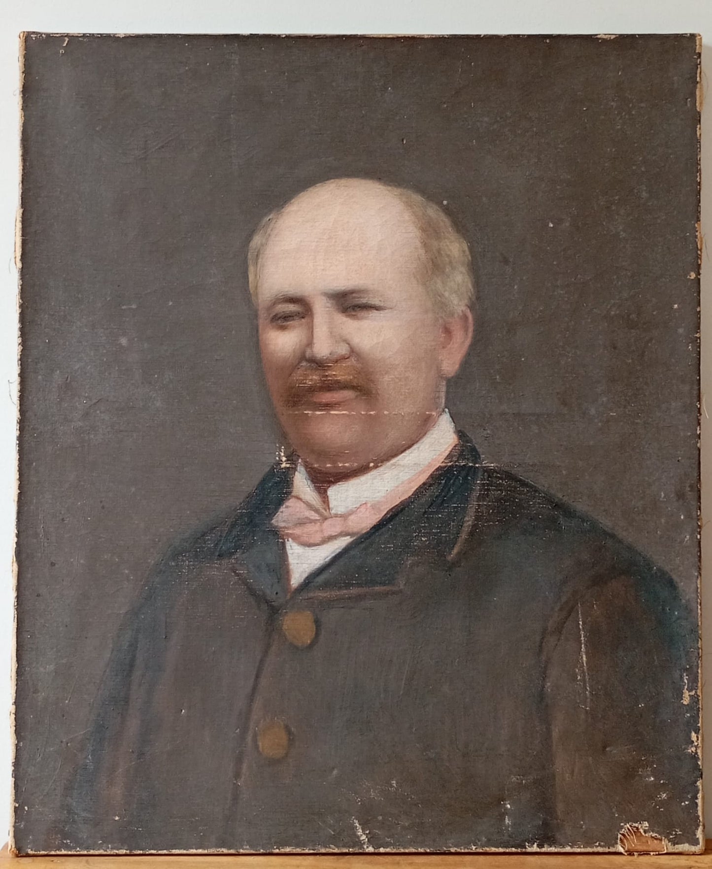 Portrait ancien d'un homme bourgeois