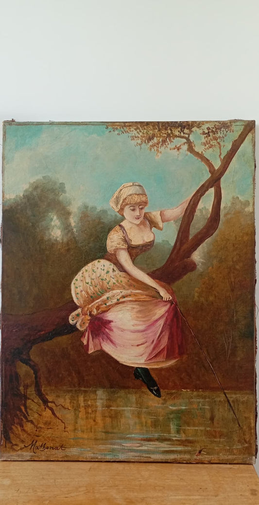 Portrait ancien - La Pêcheuse