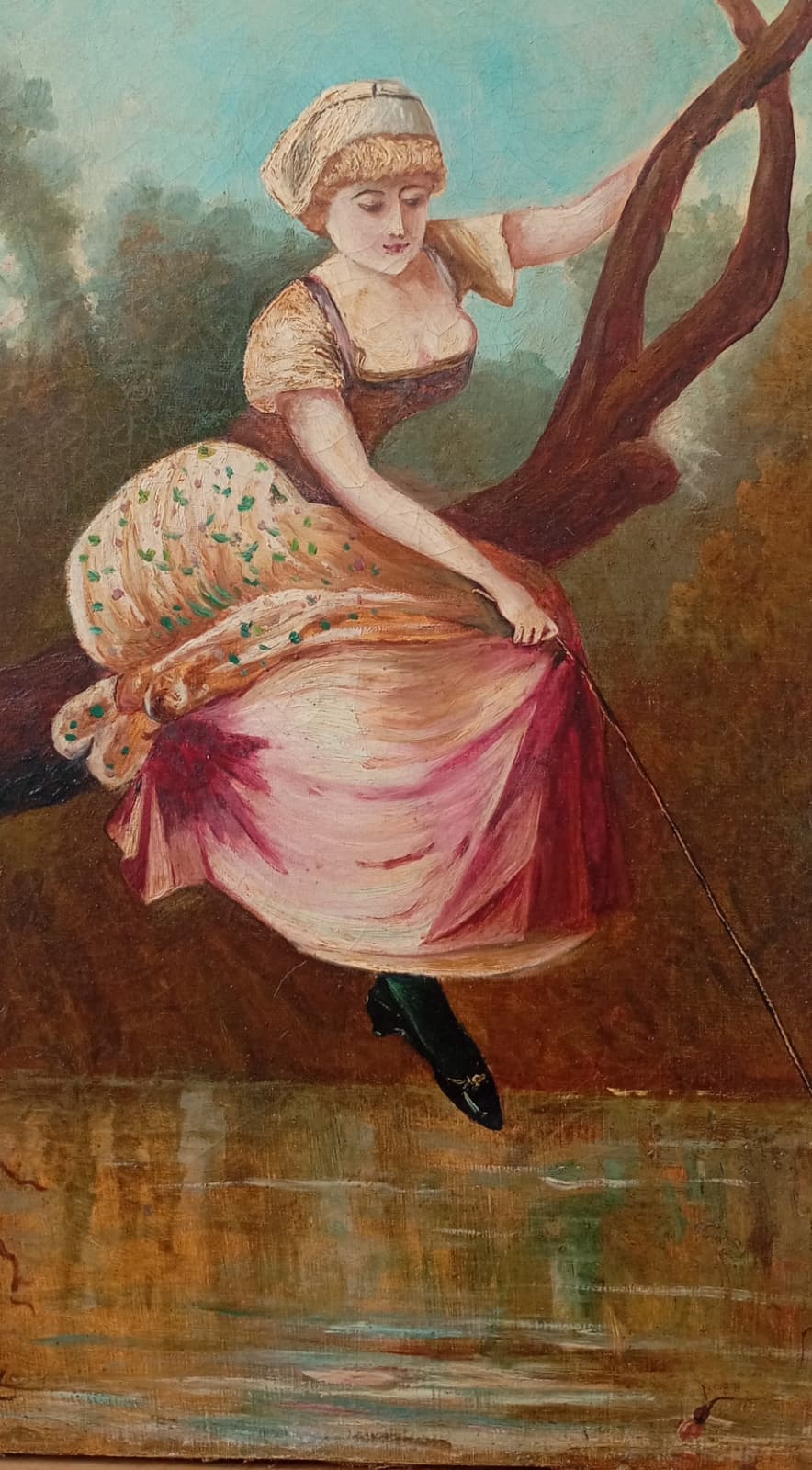 Portrait ancien - La Pêcheuse