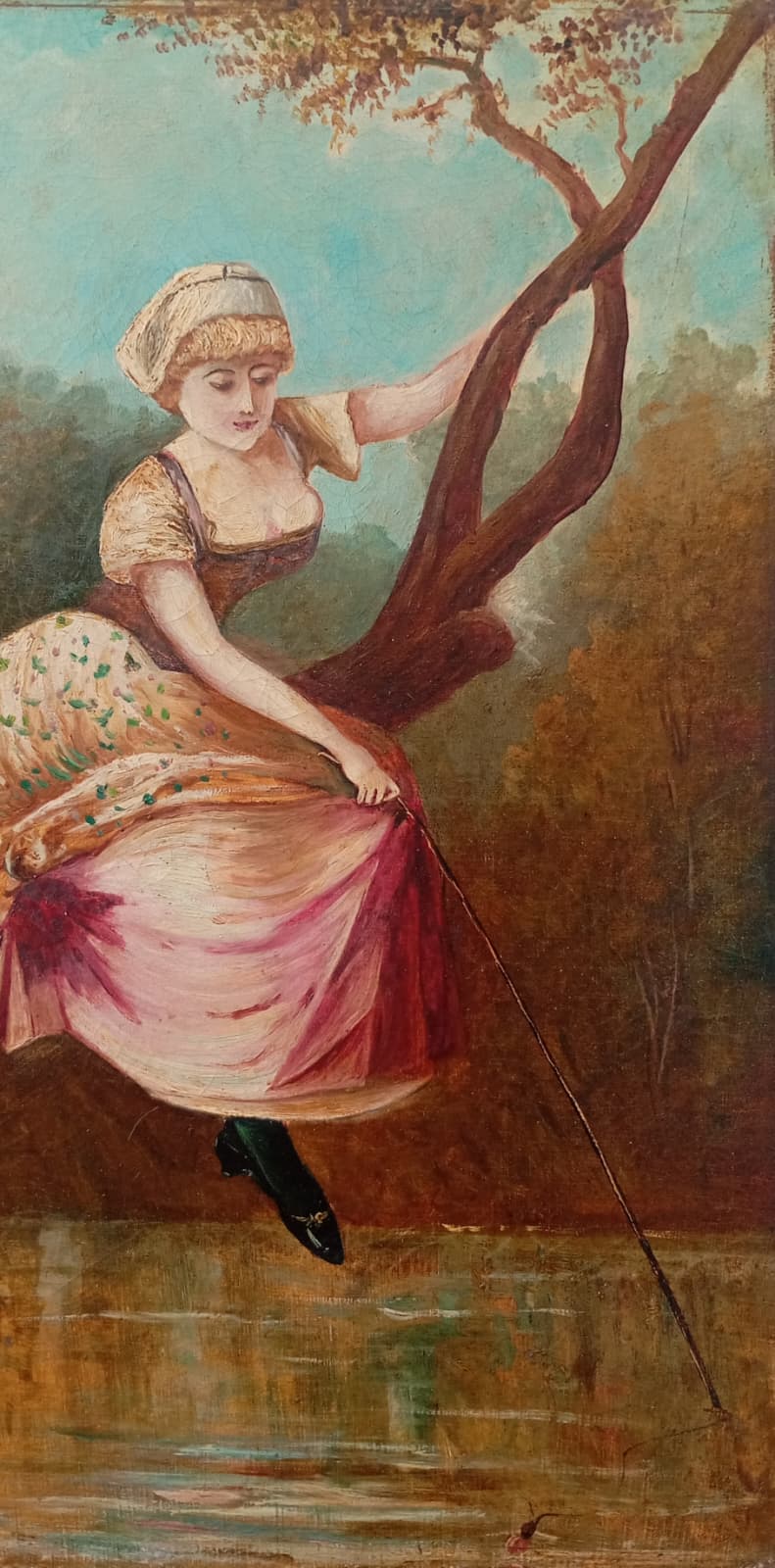 Portrait ancien - La Pêcheuse
