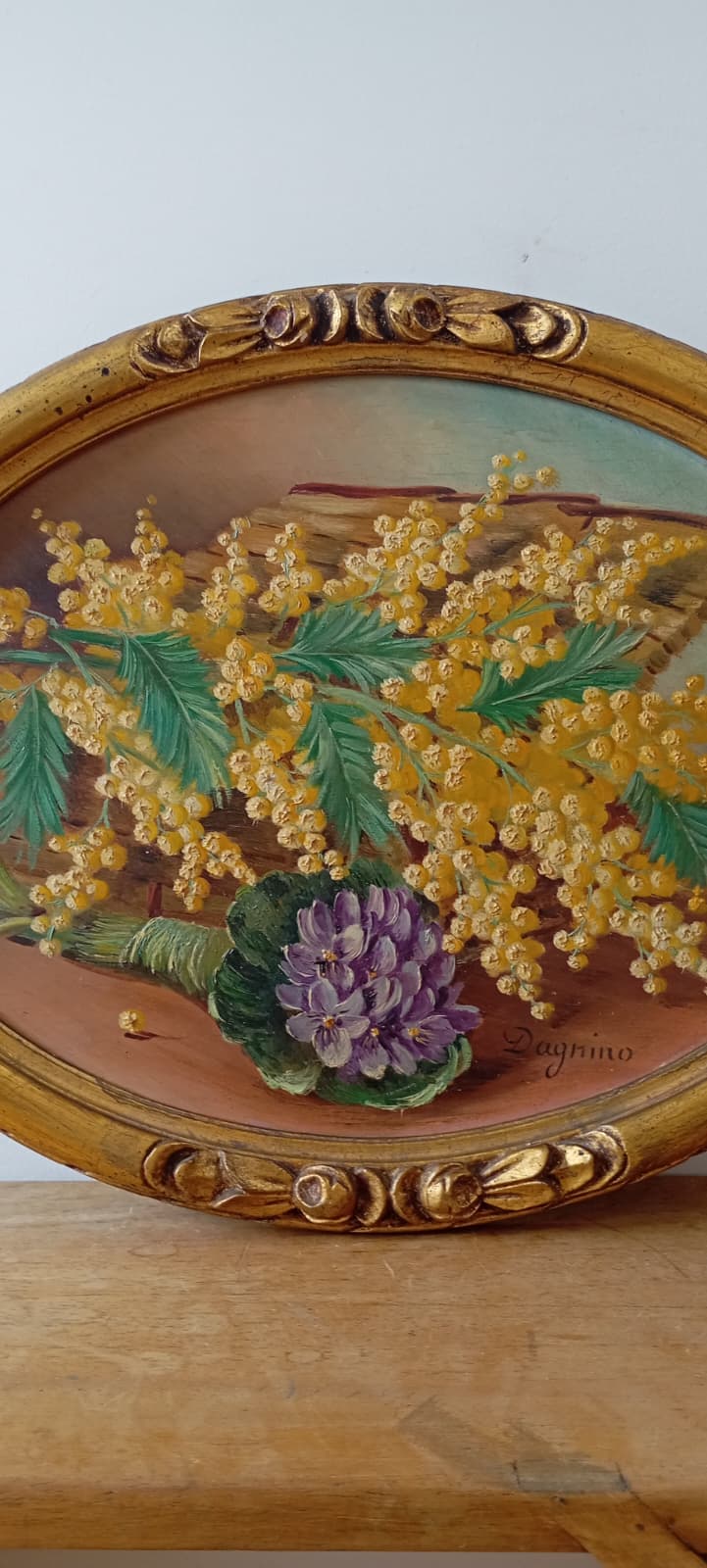 Nature morte aux mimosas