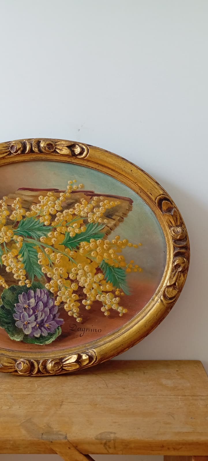 Nature morte aux mimosas