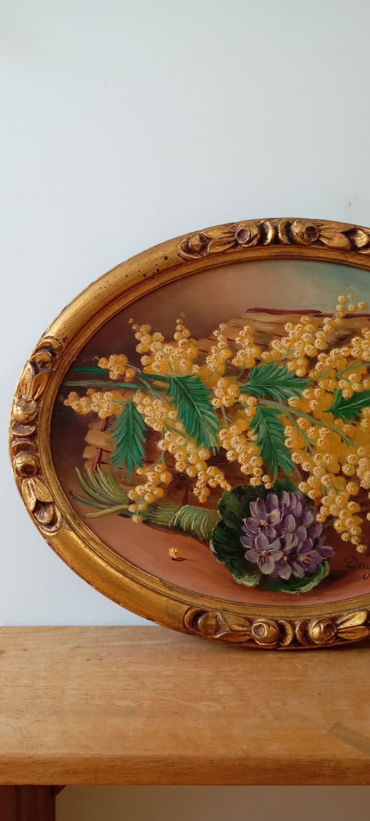 Nature morte aux mimosas