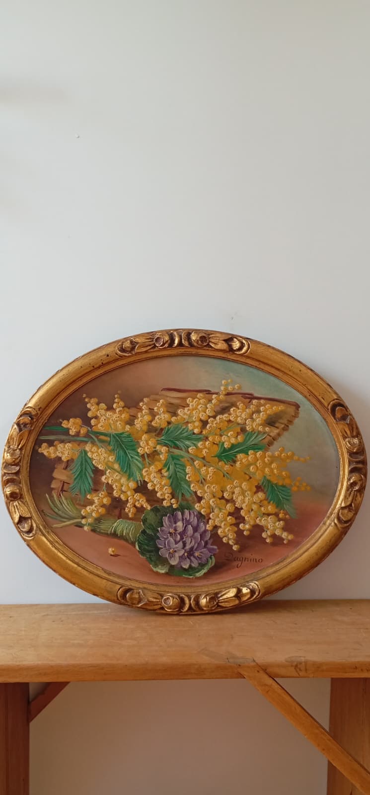 Nature morte aux mimosas