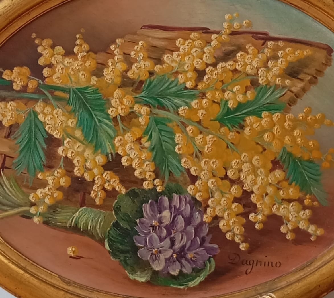 Nature morte aux mimosas