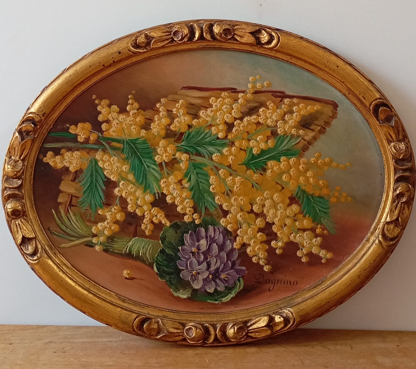 Nature morte aux mimosas