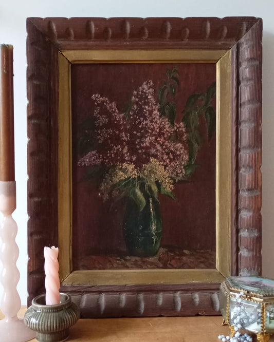 Nature morte. Bouquet de lilas