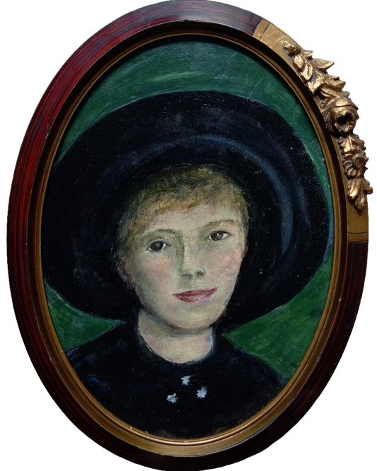 Portrait of a boy with a hat